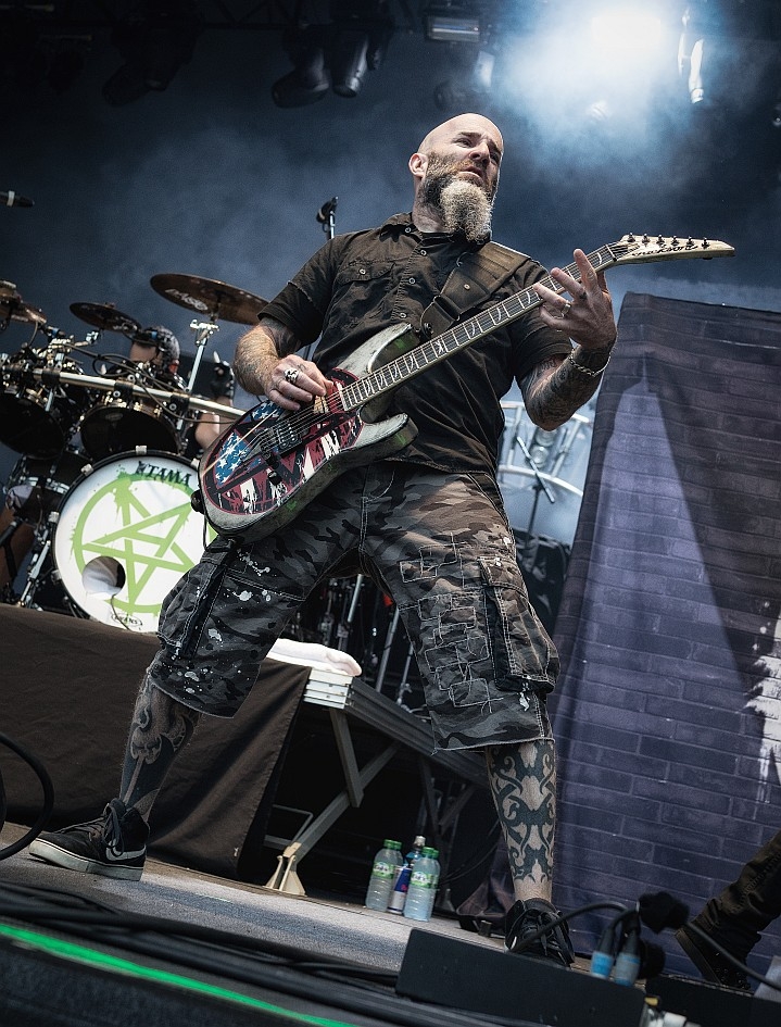 Anthrax – Scott Ian und Band gaben den Support für Limnp Bizkit. – Scott.