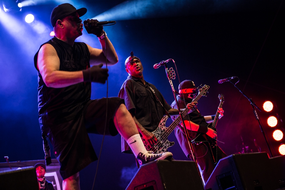 Ice-T und seine Metalcore/Crossover-Gang. – Body Count.