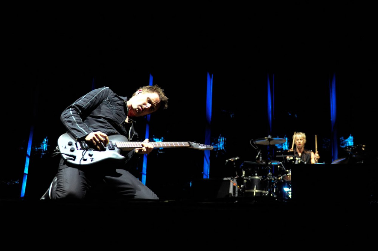 Muse, The Libertines, Bad Religion u.a. gratulieren zum Festivaljubiläum im Bodenseestadion. – Matt und Dominic Howard.