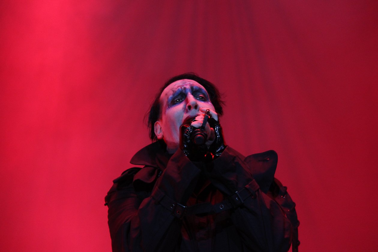 Zur 28. Ausgabe mit Alice Cooper, Megadeth, Marilyn Manson, Accept, Volbeat u.v.a. wurde extra eine Bierpipeline verlegt. – Marilyn Manson am Freitagabend.