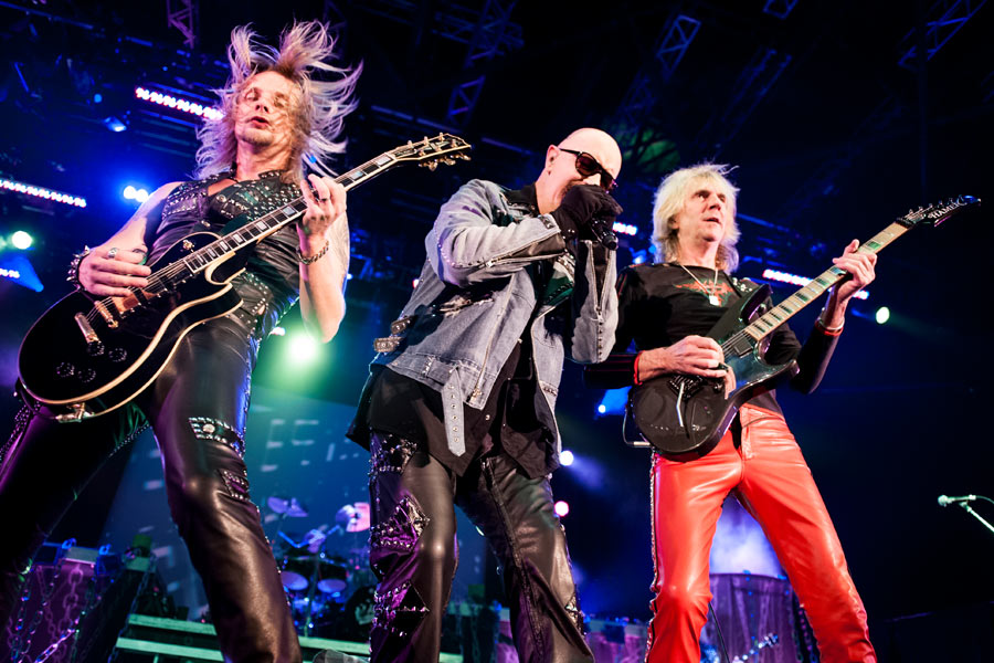 Judas Priest – Die Metal-Urviecher in Düsseldorf. – Faulkner, Halford und Tipton.