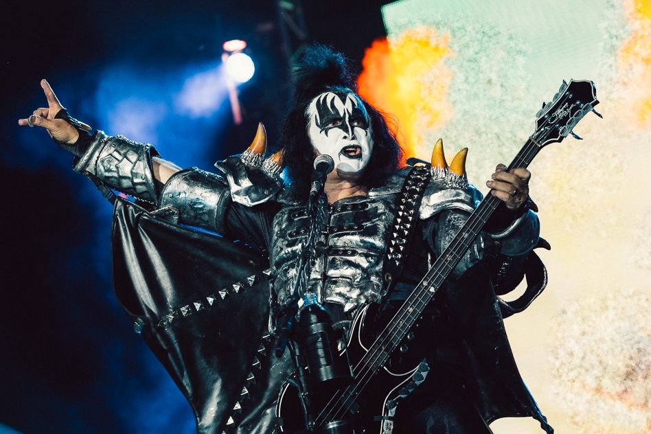 Kiss – Headliner bei der Erstauflage des Festivals. – Gene im Revier.