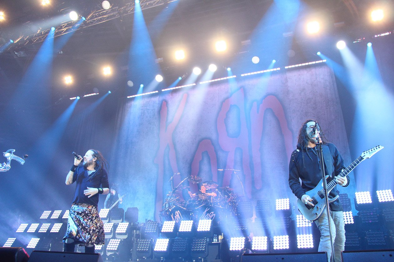 Korn – Jonathan Davis und Co. hatten in der Hauptstadt Heaven Shall Burn im Gepäck. – In Berlin.