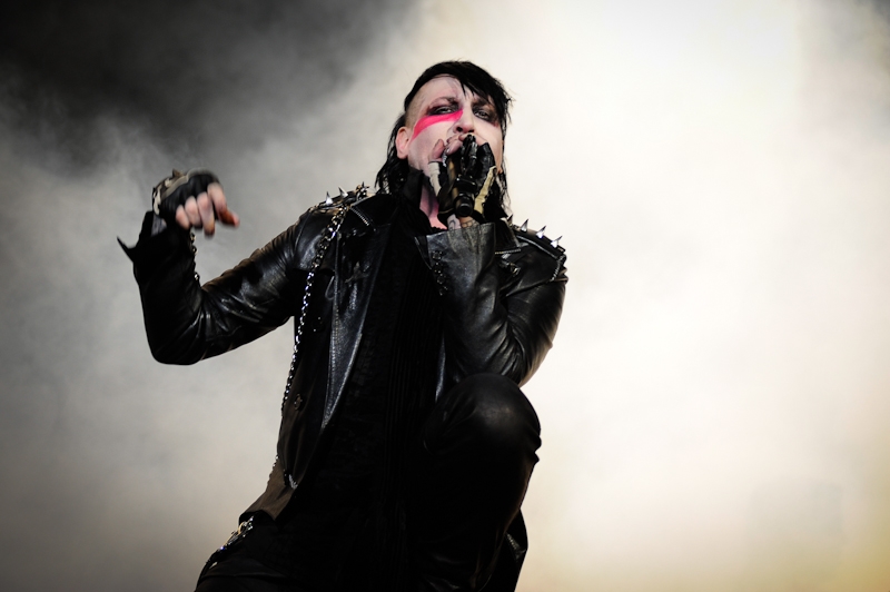 Marilyn Manson – Wenn er kommt, dann als einer der Headliner. – Die neue Scheibe im Programm.