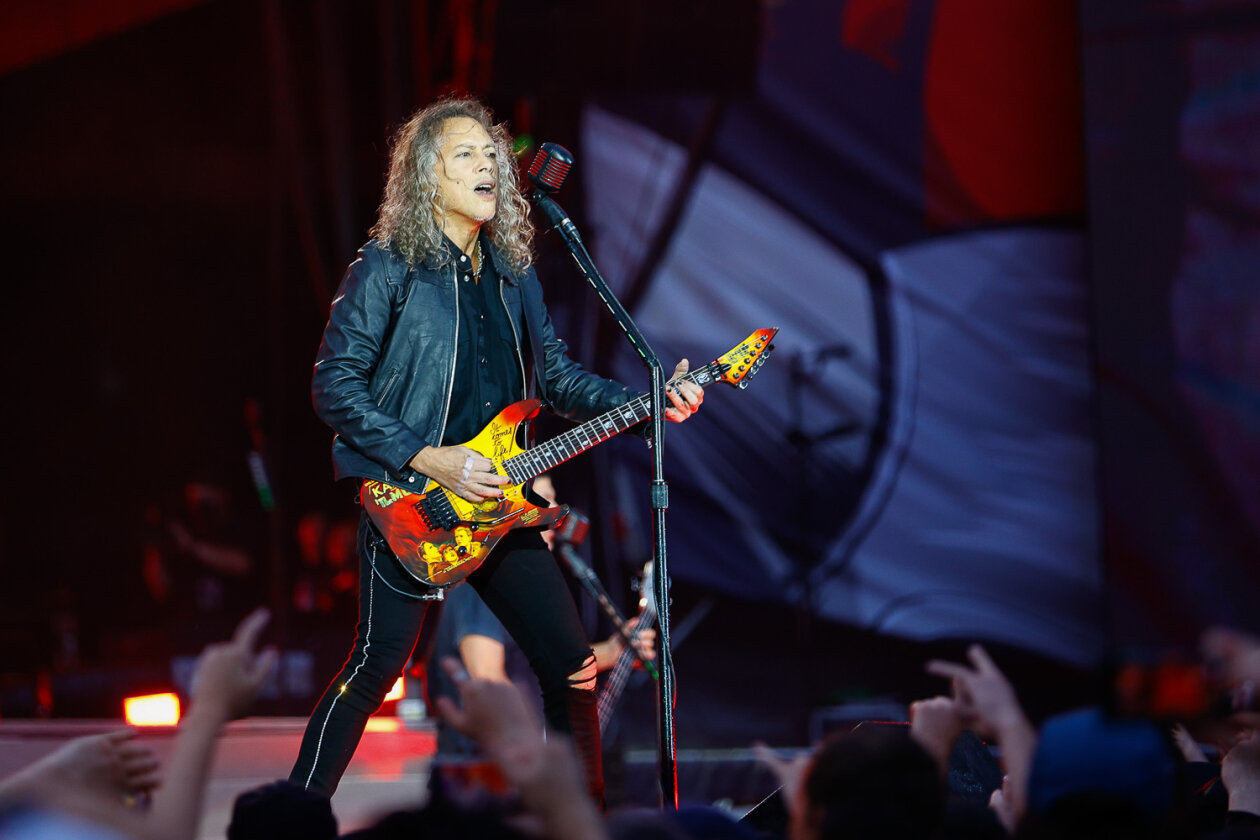 Metallica – James Hetfield und Co. bei der Download-Premiere am Hockenheimring. – Kirk Hammett.