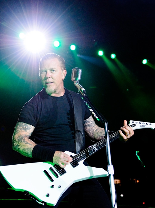 Metallica – Mit den Big Four im französischen Amneville. – James Hetfield.