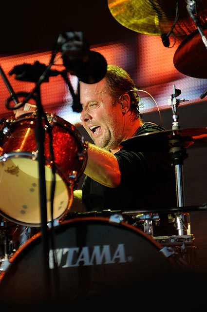 Metallica in Jonschwil 2010. – Lars Ulrich.