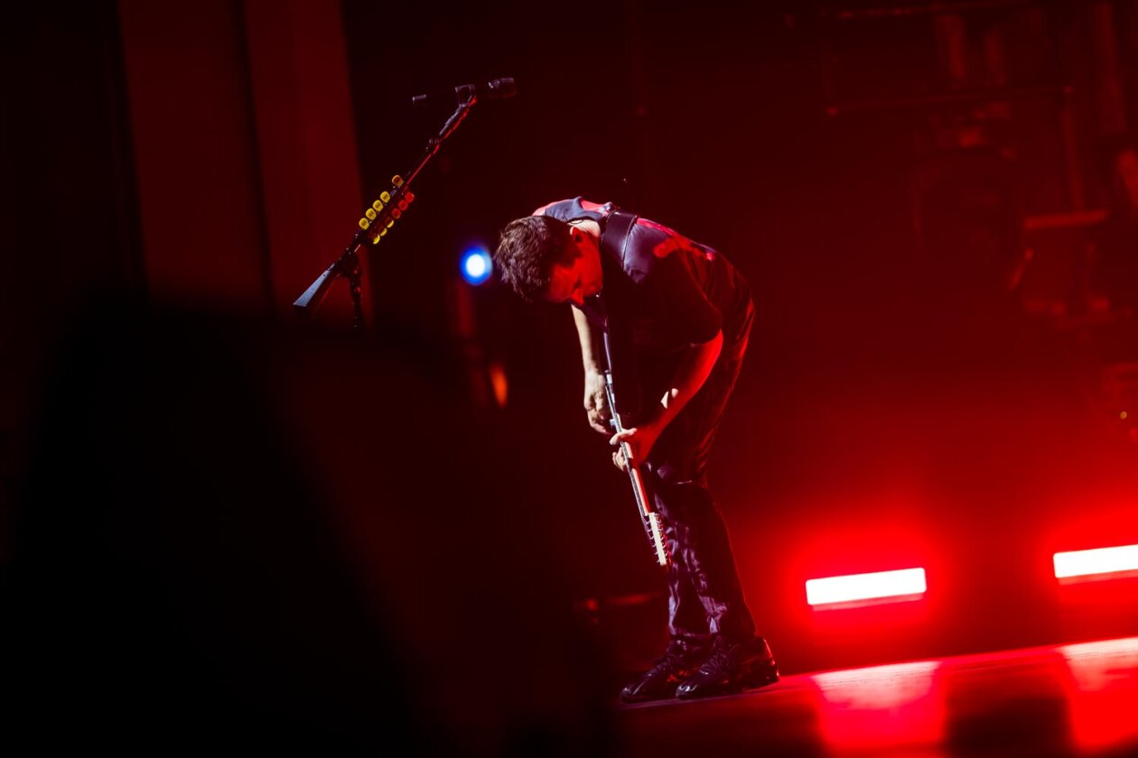 Muse – Mal im etwas kleineren Rahmen: Matthew Bellamy und Co. beim letzten Gig ihrer "October Theatre Tour" im Herbst in der Hauptstadt. – Matthew Bellamy.