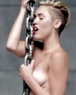 Miley Cyrus-Video: Nackig auf der Abrissbirne