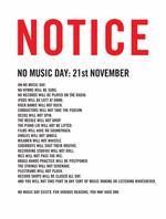 No Music Day: 24 Stunden Stille in Britannien