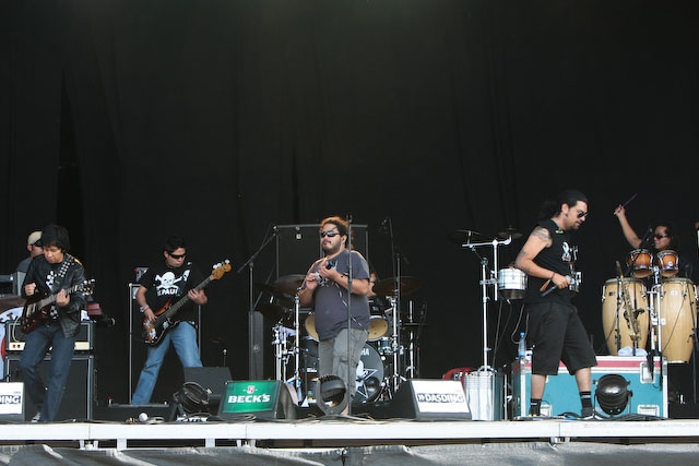 Panteón Rococó auf dem Southside-Festival 2008. – 