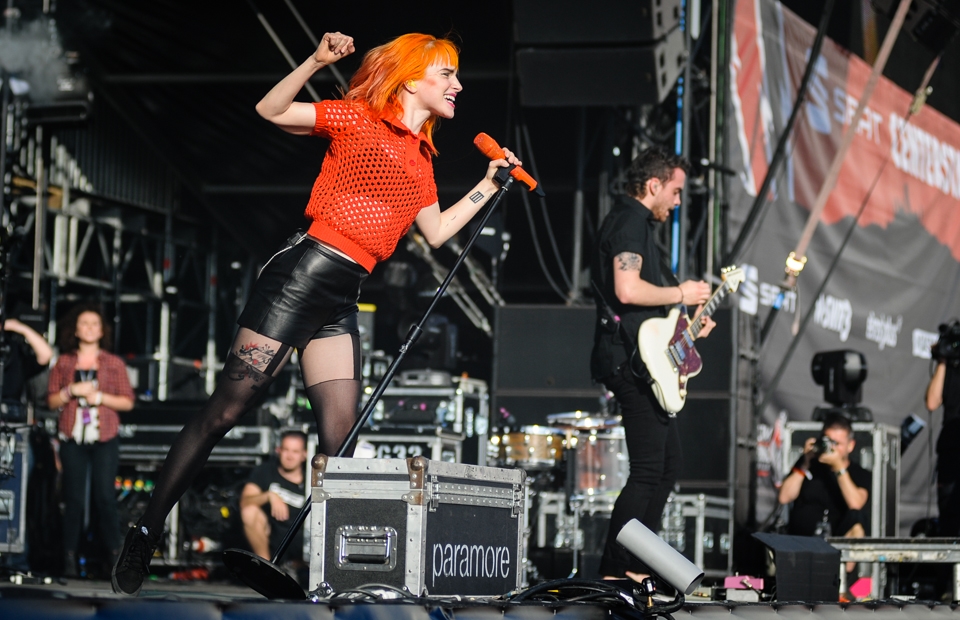 Frontfrau Hayley Williams und Co. bekommt man hierzulande nicht oft vor die Linse. – Paramore.