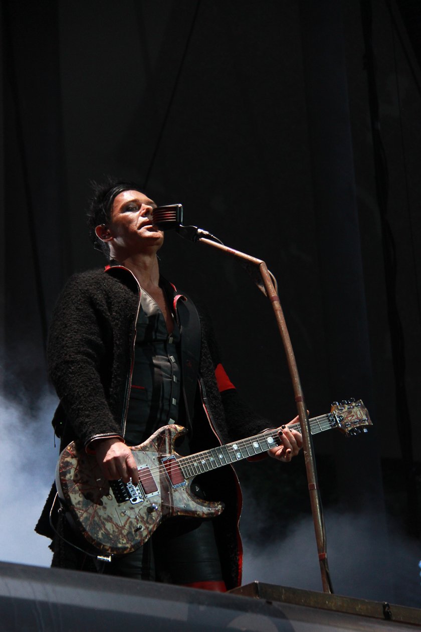 Rammstein Richard Kruspe. (6/28) Drei Mal gaben Till Lindemann und