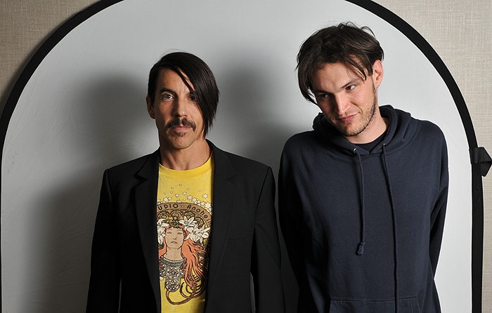 Red Hot Chili Peppers – Anthony Kiedis und Josh Klinghoffer beim Interview im Kölner Hyatt Hotel. – Anthony Kiedis und Josh Klinghoffer
