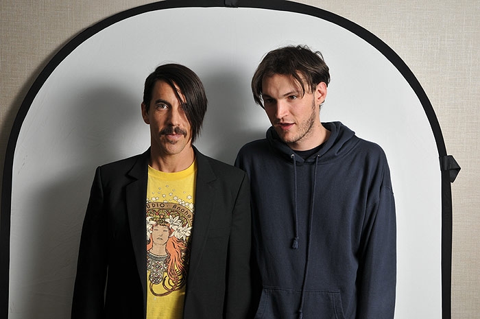 Red Hot Chili Peppers – Anthony Kiedis und Josh Klinghoffer beim Interview im Kölner Hyatt Hotel. – Anthony Kiedis und Josh Klinghoffer