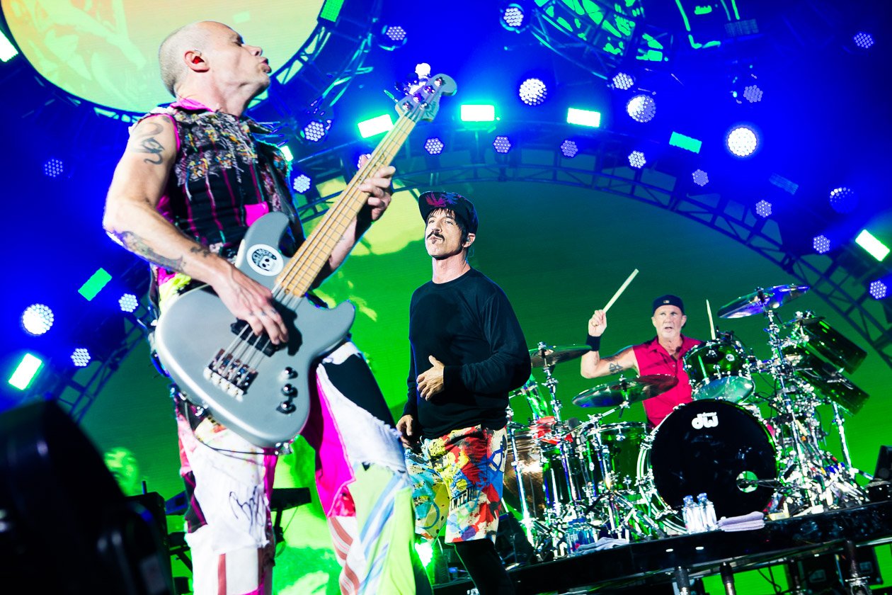 Red Hot Chili Peppers – Headliner am Festivalsamstag. – Red Hots@Rock am Ring.