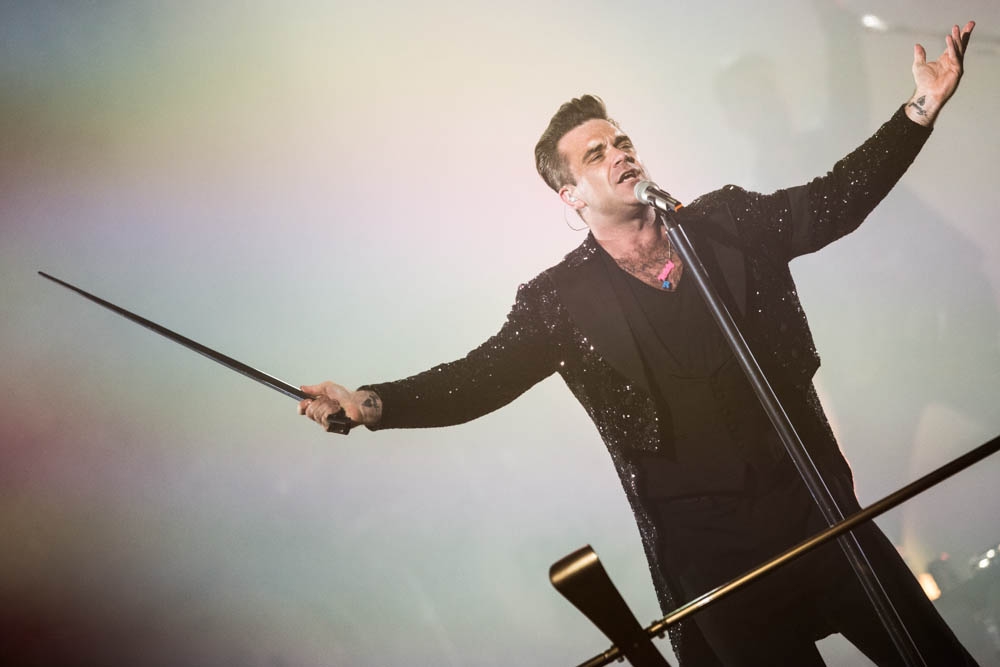 Robbie vor 50.000 Zuschauern auf Schalke. – Robbie Williams, Gelsenkirchen 2013