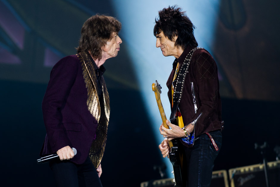 Rolling Stones – Die Stones auf ihrer -vermutlich - letzten Tour. – Mick Jagger und Ron Woods