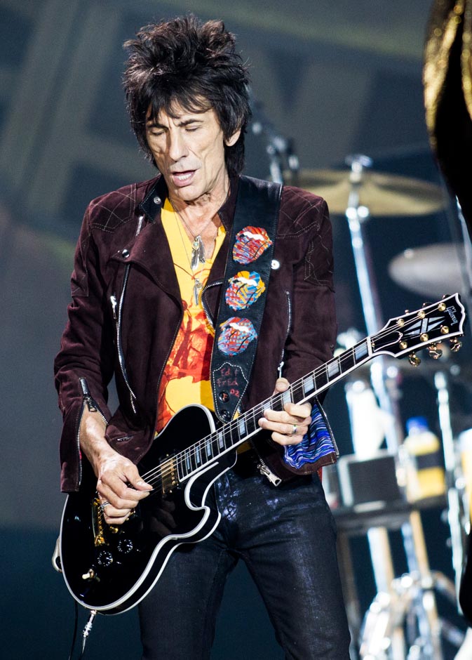 Rolling Stones Ronnie Wood (15/28) Die Stones auf ihrer vermutlich letzten Tour. laut