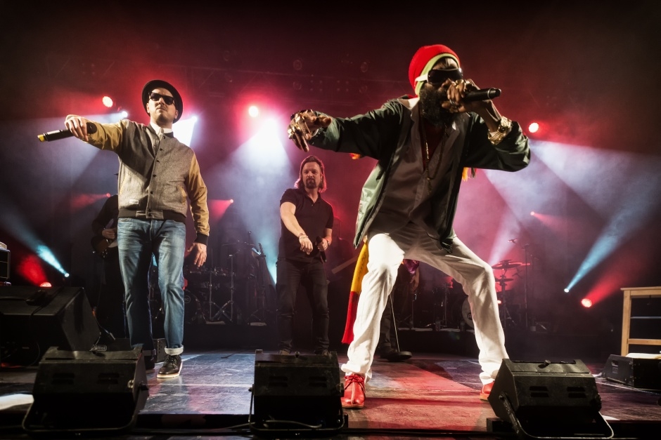 Söhne Mannheims Marlon. (12/17) Wenn die Söhne kommen ist die Bühne