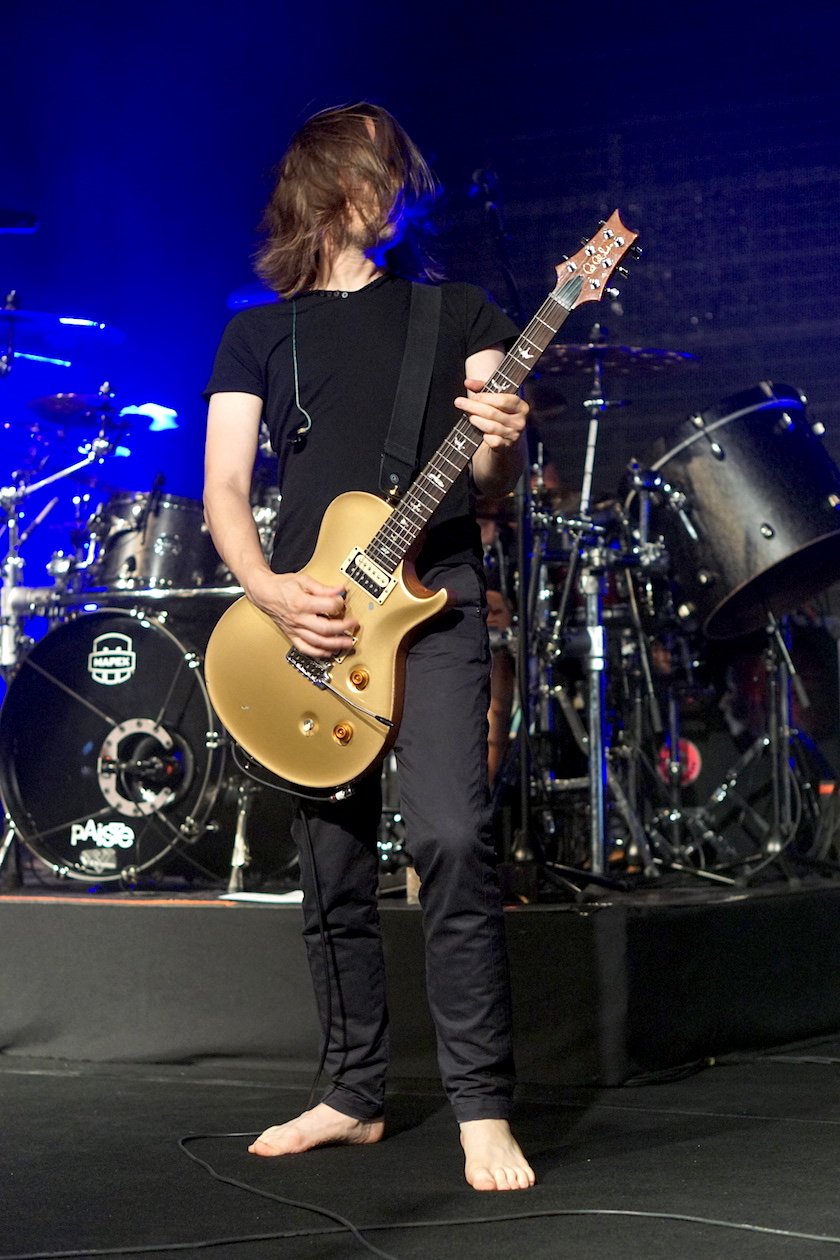 Beim letzten Europakonzert der "Hand. Cannot. Erase."-Tournee. – Steven Wilson.