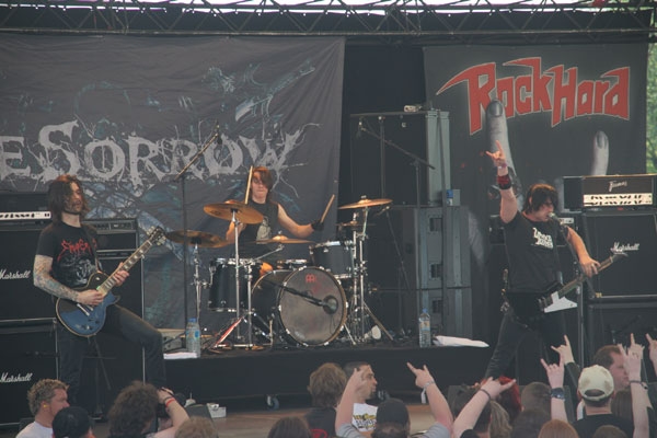 The Sorrow – Die Österreicher machten als einzige Metalcore Band eine gute Figur. – 