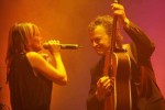 Marta Jandova und Wolfgang Niedecken.|&copy; laut.de (Fotograf: Peter Wafzig)