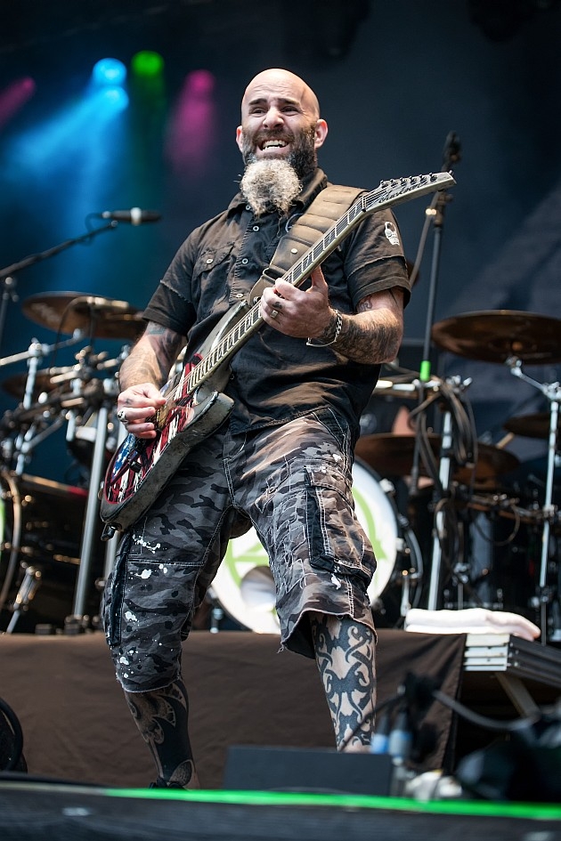 Anthrax – Scott Ian und Band gaben den Support für Limnp Bizkit. – Scott Ian.
