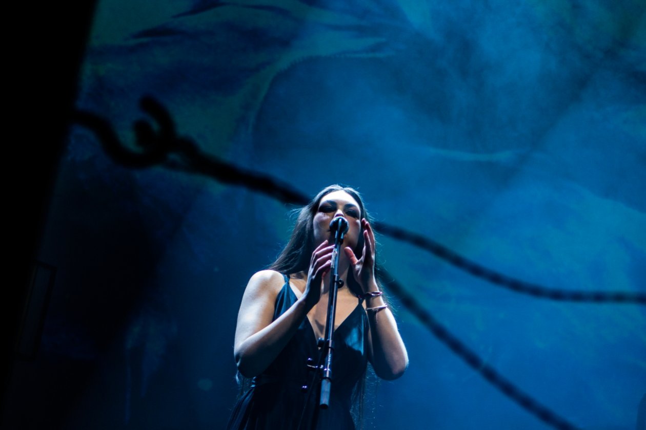 Apocalyptica – Als Special Guests von Sabaton 2019 in Berlin. – In der Studioversion sang Nina Hagen.
