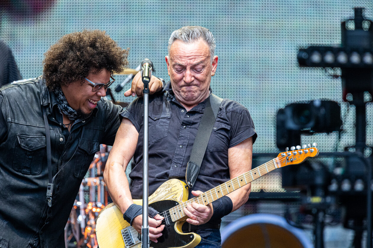 Bruce Springsteen – Bruce mit Jake Clemons.