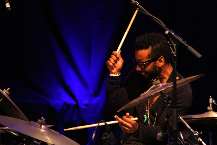 Christian Scott live auf dem Jazz No Jazz-Festival in Zürich 2010. – Drums ...