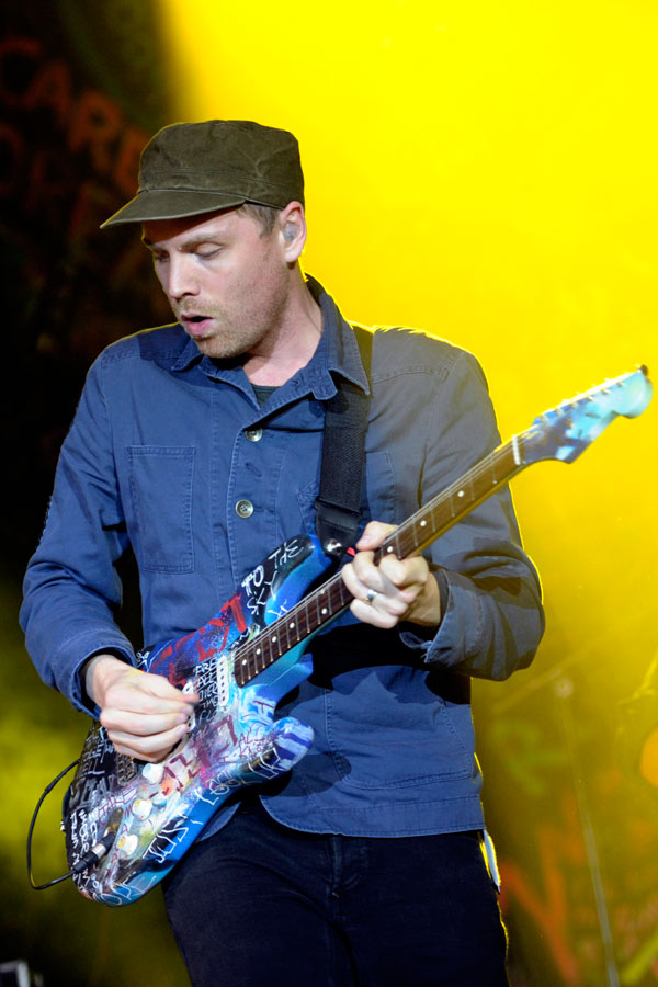 Coldplay spielen ein exklusives Radiokonzert im Kölner E-Werk. – Jonny Buckland