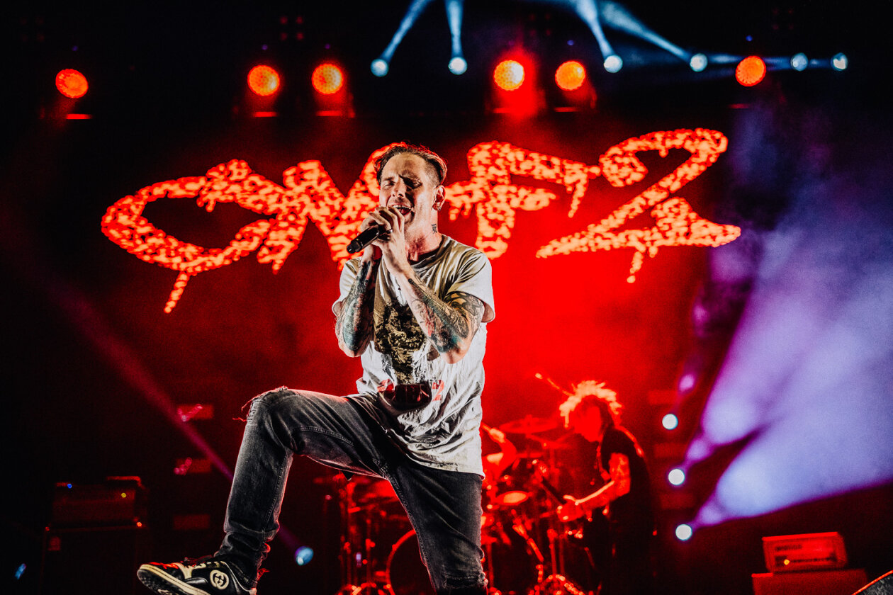 Zwei Alben im Gepäck: der Slipknot-Frontmann on tour mit Soloband. – Corey Taylor.