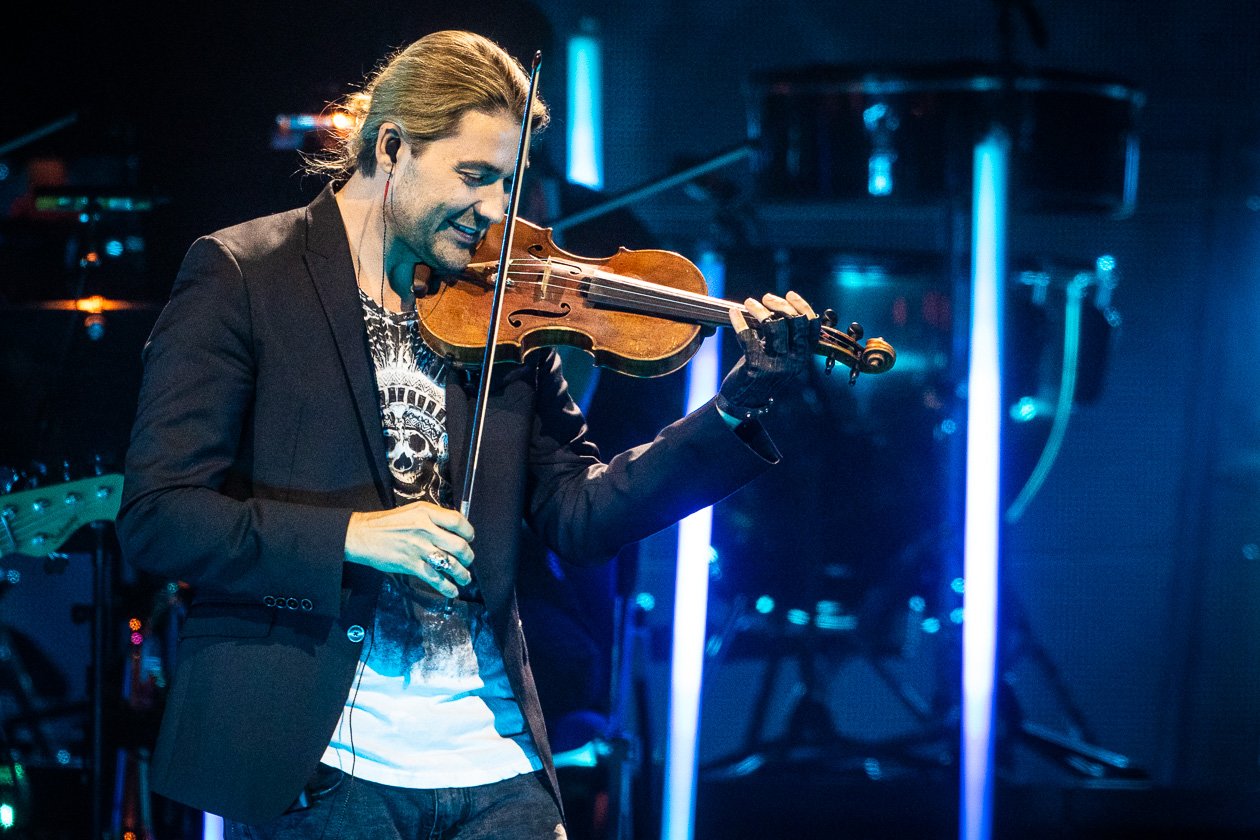 Mr. Violin betört die Hauptstadt. – David Garrett.