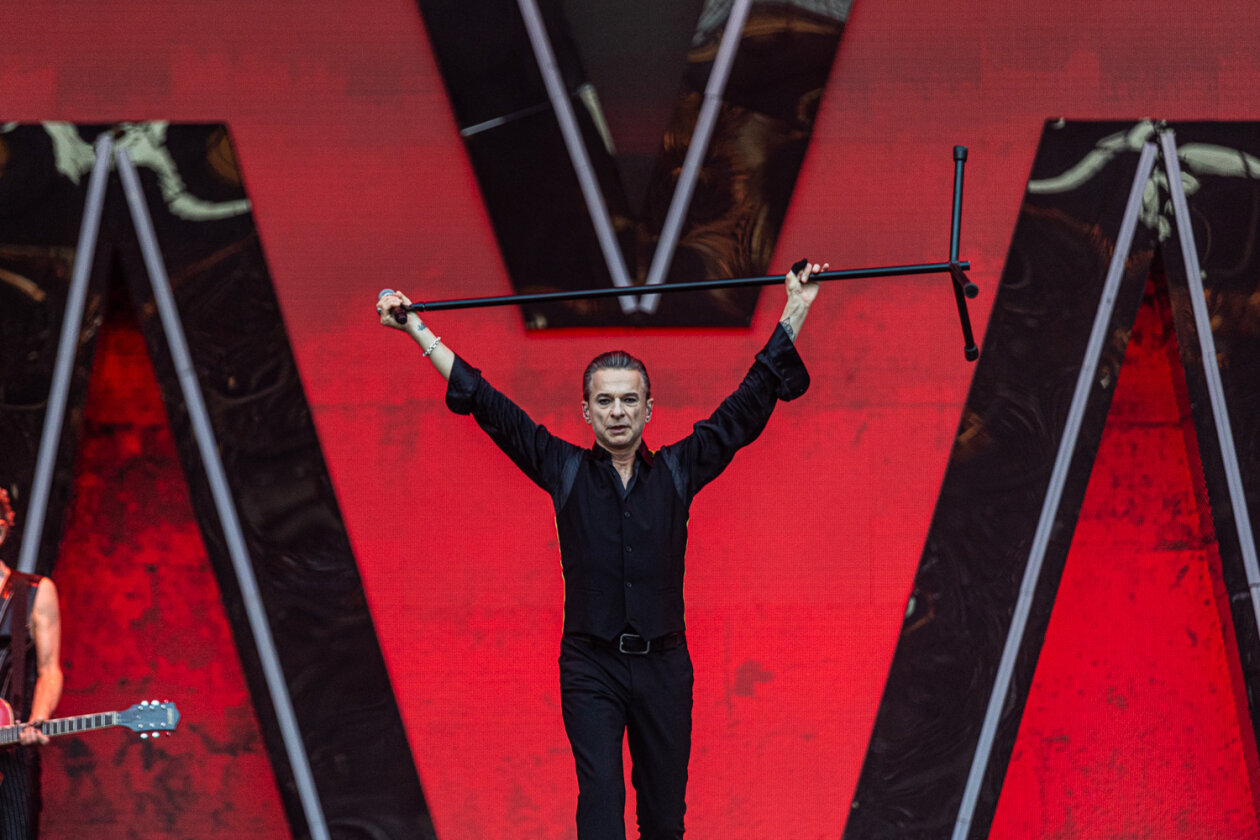 Dave Gahan und Martin Gore: 70.000 Fans und tosender Applaus. – Depeche Mode.