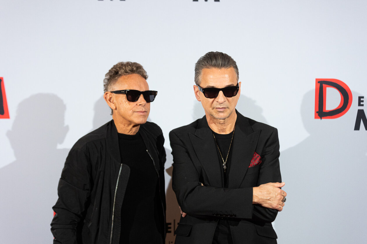 Depeche Mode – Die verbliebenen DM-Köpfe in der Hauptstadt: Martin Gore und Dave Gahan. – 2023 startet auch ihre neue Welttournee. 