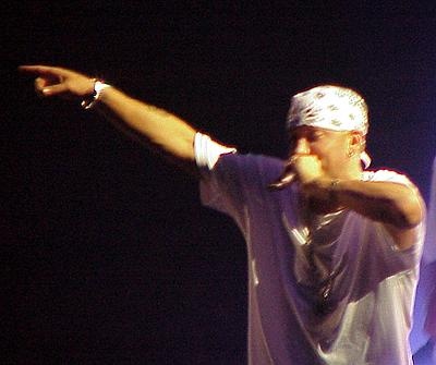 Eminem – Der Us Rapstar auf seinem Deutschland-Trip 2001. – 