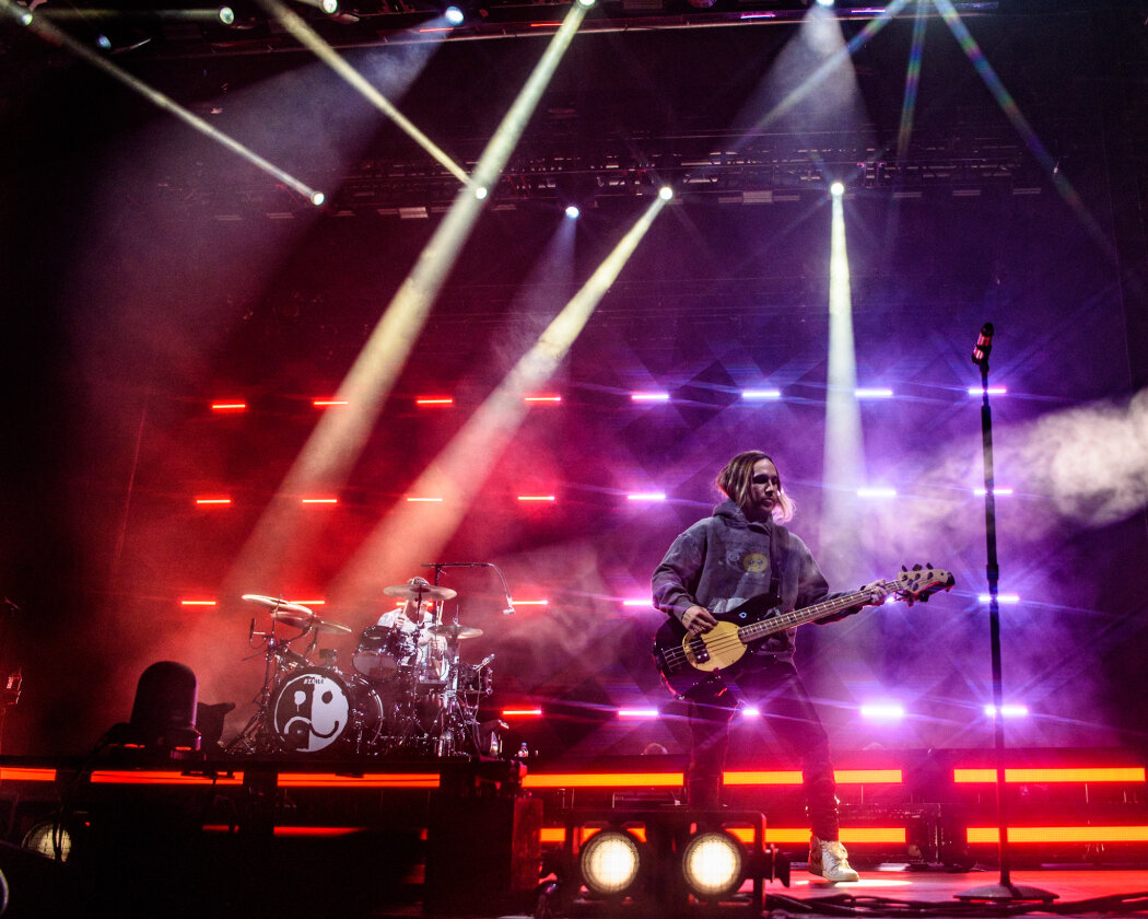 Das Quartett aus Chicago beim letzten Gig der Europatour zum aktuellen Album "So Much (For) Stardust". – Fall Out Boy.