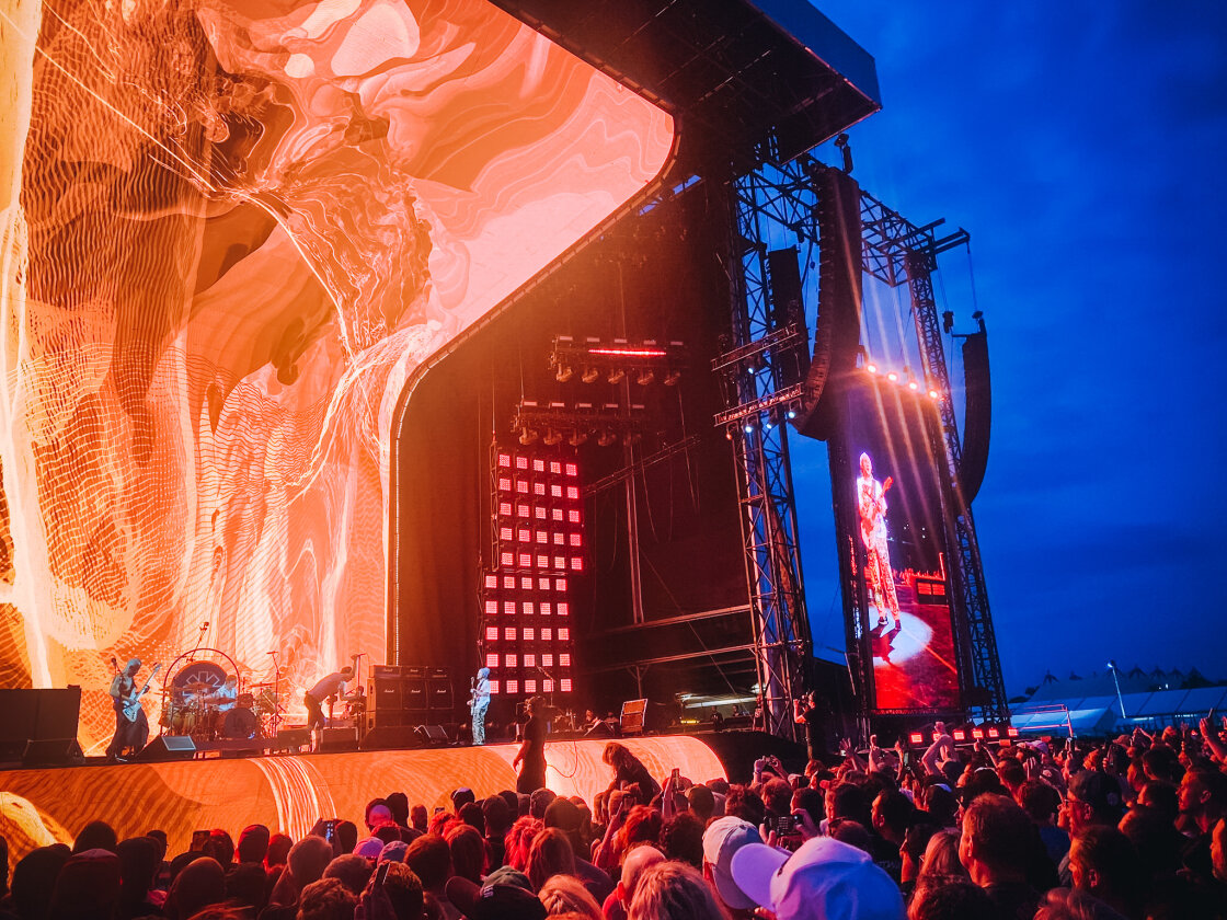 Red Hot Chili Peppers. (2/19) Die Red Hot Chili Peppers auf