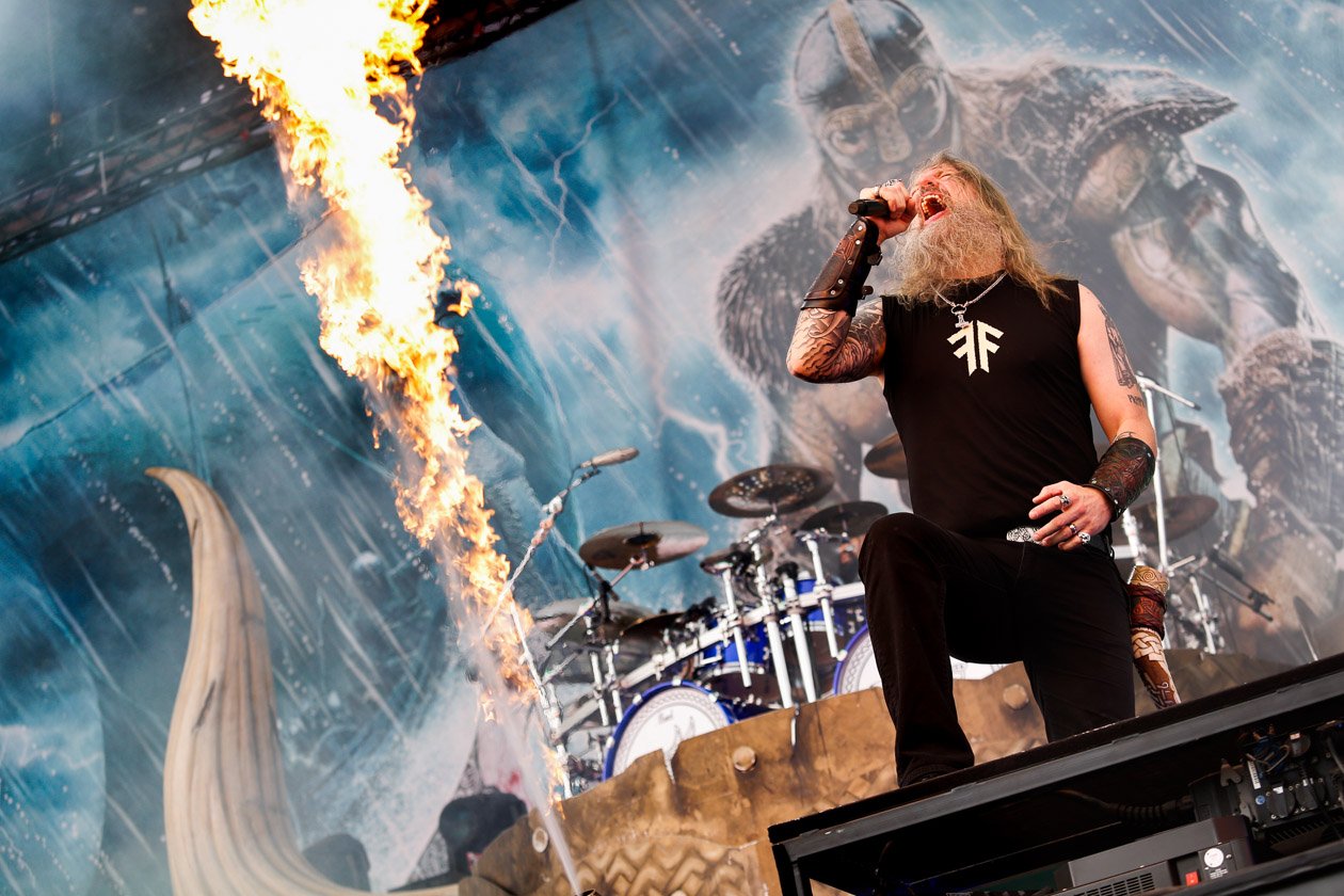 Am letzten Tag warten Slipknot als Headliner. – Amon Amarth.