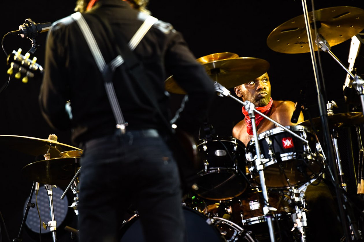 Muse, The Libertines, Bad Religion u.a. gratulieren zum Festivaljubiläum im Bodenseestadion. – Gary Powell.