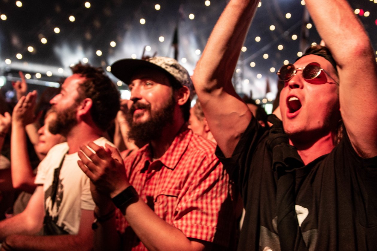 Eminem, Nine Inch Nails u.v.a. beim großen dänischen Festival. – Arena-Publikum.
