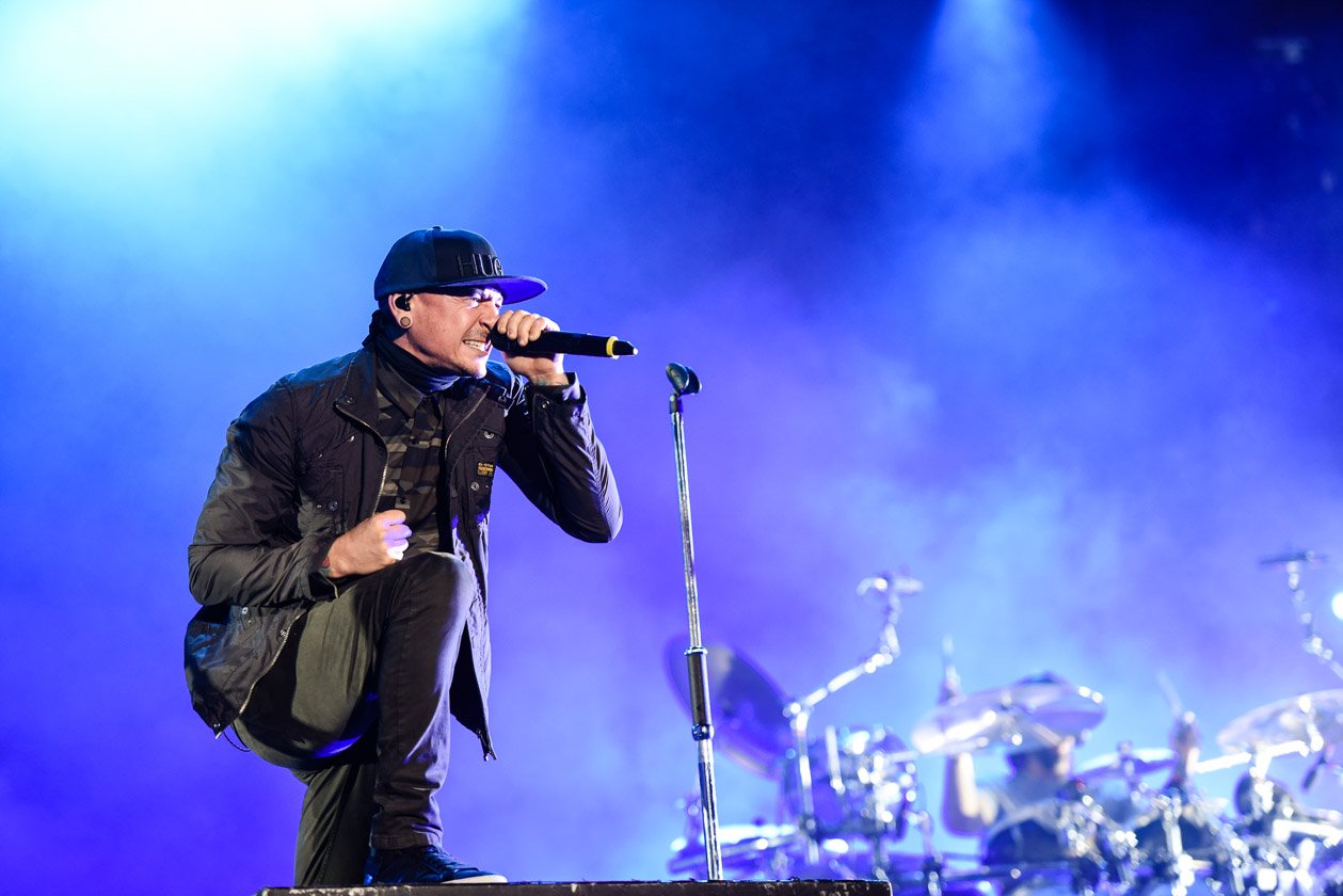Am letzten Festivaltag gaben noch mal alle Gas: vor und auf den Bühnen. – Linkin Park.