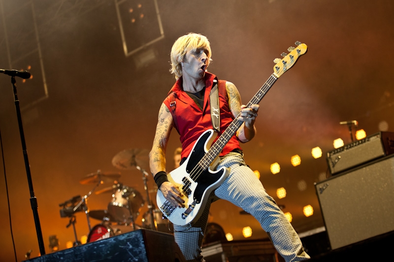Green Day – Billie Joe Armstrong und Co. rocken die Meute bei jeder Temperatur. – Mike Dirnt.
