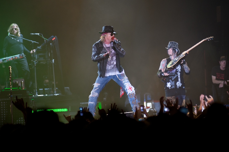 Guns N' Roses – Axl Rose und Band in der St. Jakobshalle. – Mr. Axl Rose.