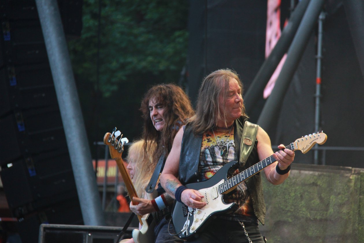 Eddie, Eddie und noch mal Eddie! – Steve am Bass und Dave an der Gitarre: Iron Maiden rocken mittlerweile seit über 40 Jahren.