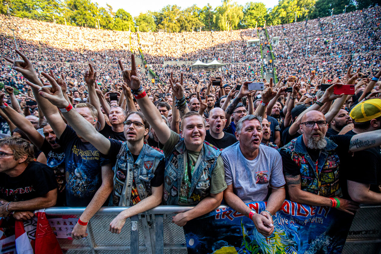 Ausverkauft schon vor der Pandemie: Iron Maiden triumphieren in der Hauptstadt. – In der Waldbühne.