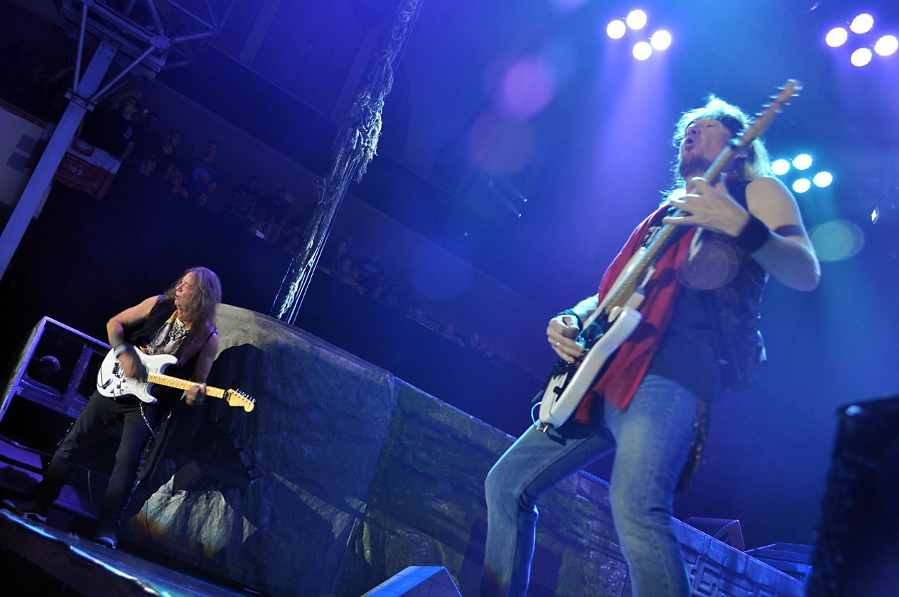 Iron Maiden – Dave Murray und Adrian Smith.