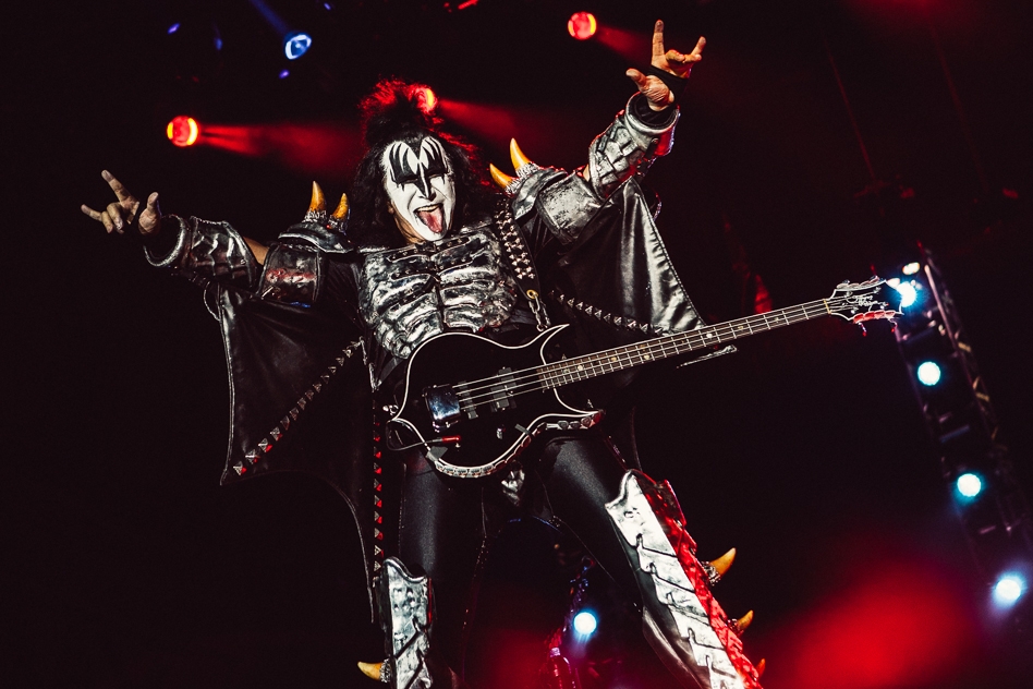 Kiss – Headliner bei der Erstauflage des Festivals. – Fly, Gene, fly!