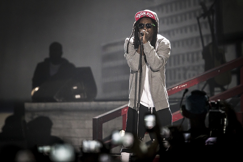 Lil Wayne live in der Festhalle Frankfurt. – Lil Wayne 2013 in der Festhalle Frankfurt.